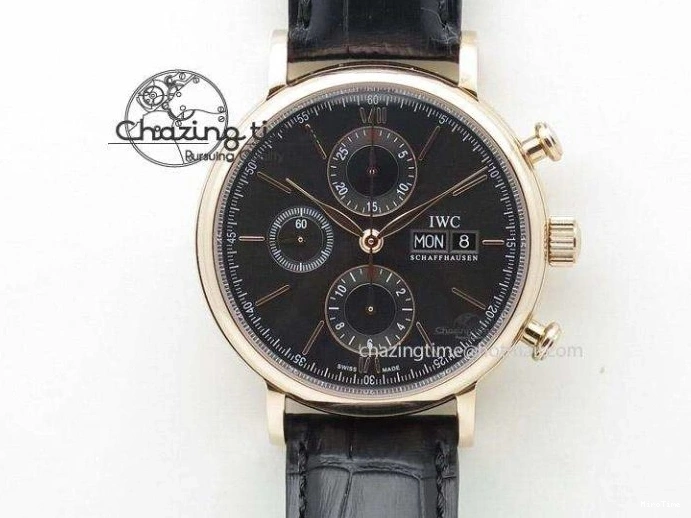 MIROTIME 0724 Mark XVIII IW327010 SS M+F 1:1 Best Edition Blue Dial on Brown Leather Strap A Resilient 7051